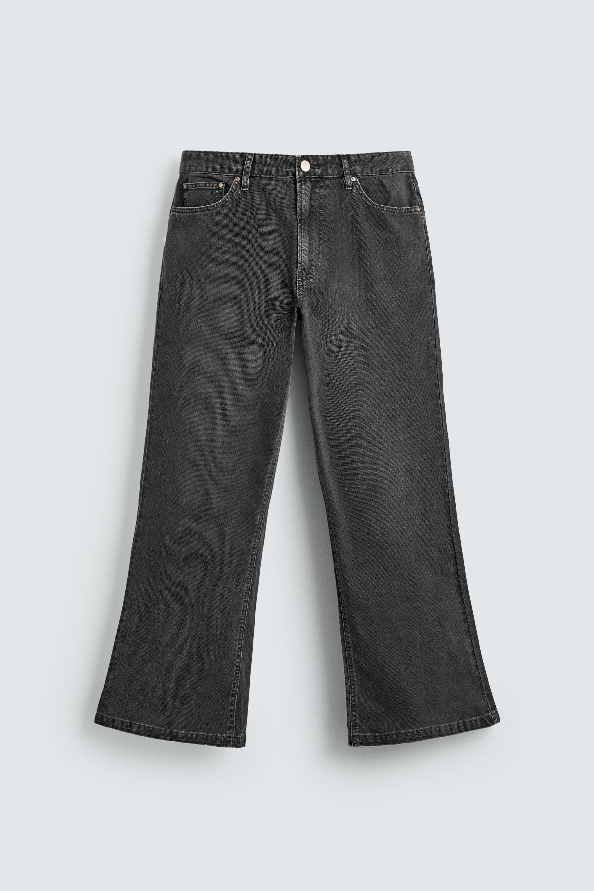 PANTALON FLARE FIT STRUCTURÉ EN COTON